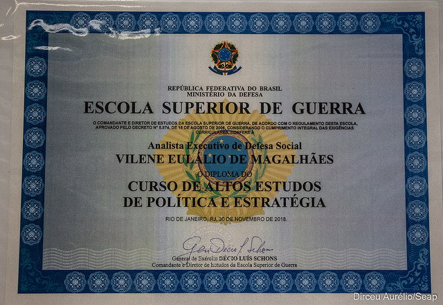 Ofício da Escola Superior de Guerra