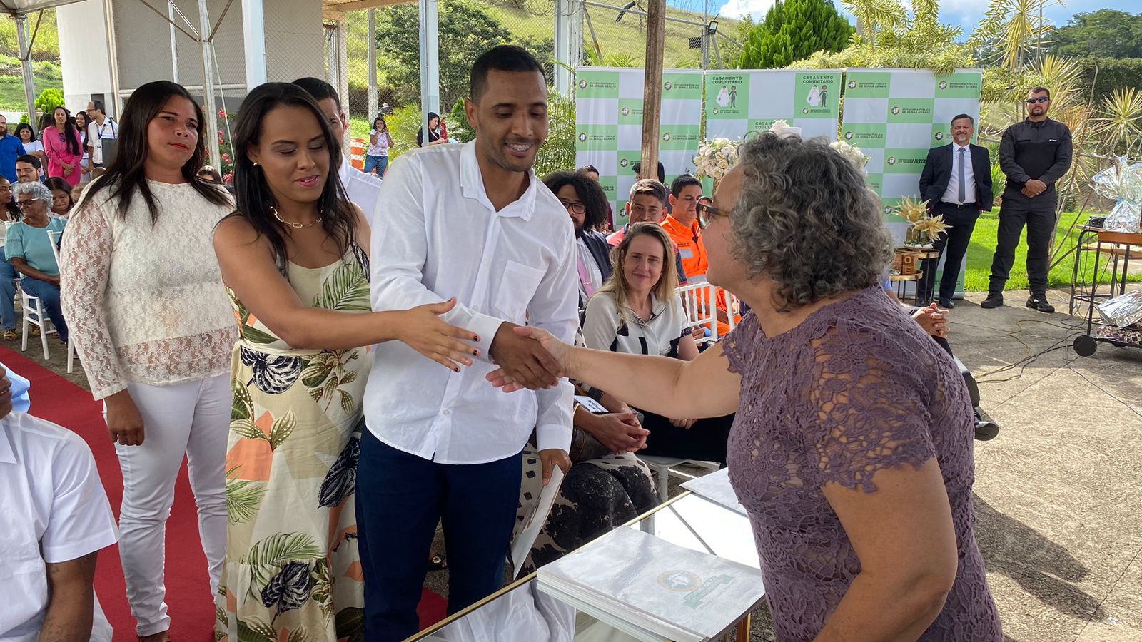  Presídio do Vale do Mucuri recebe maior casamento comunitário realizado em unidade prisional de Minas Gerais 